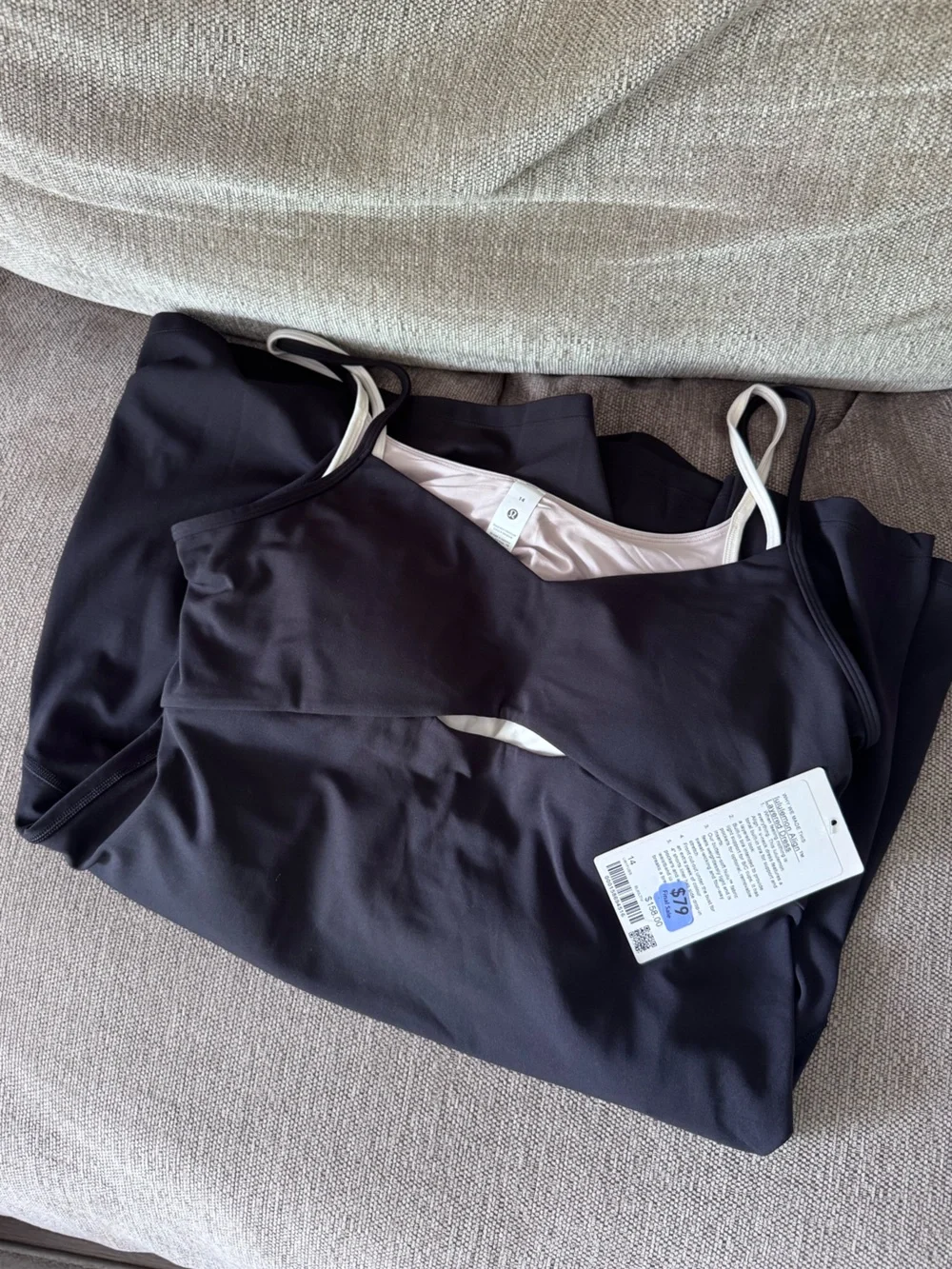 NWT Lululemon double layer align dress. Size 14